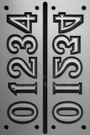 Number Candle Mold ( የቁጥር ሻማ ሞልድ)