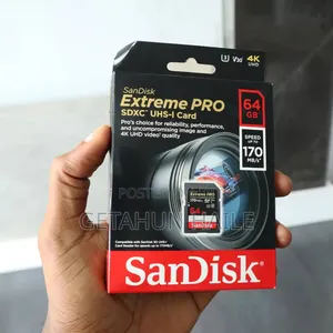 Sandisk 64gb Extreme Pro Sdxc Uhs-i Card