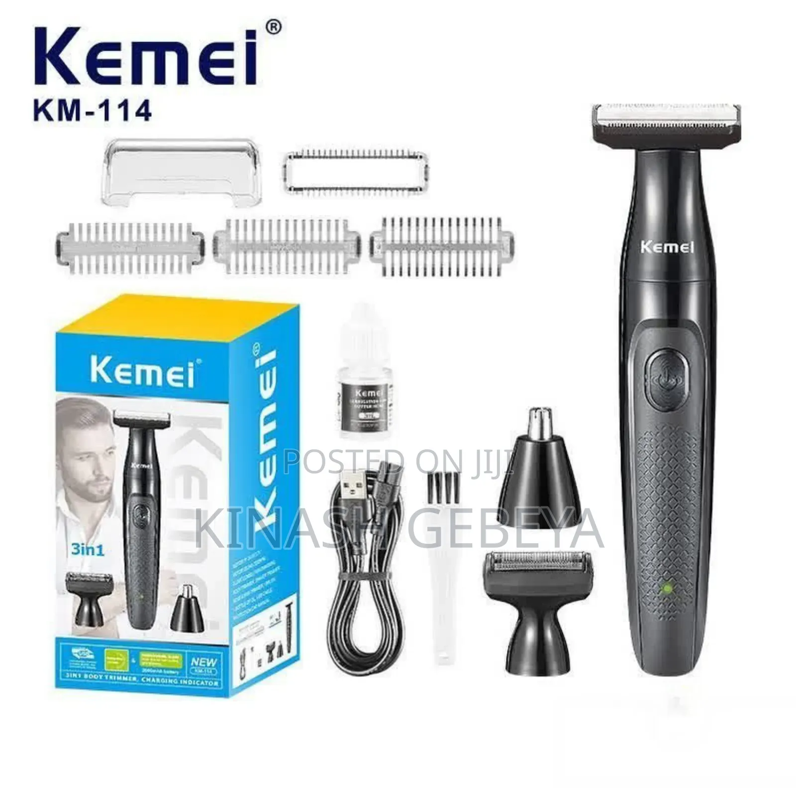 Kemei 3in1 Professional Body Trimmer