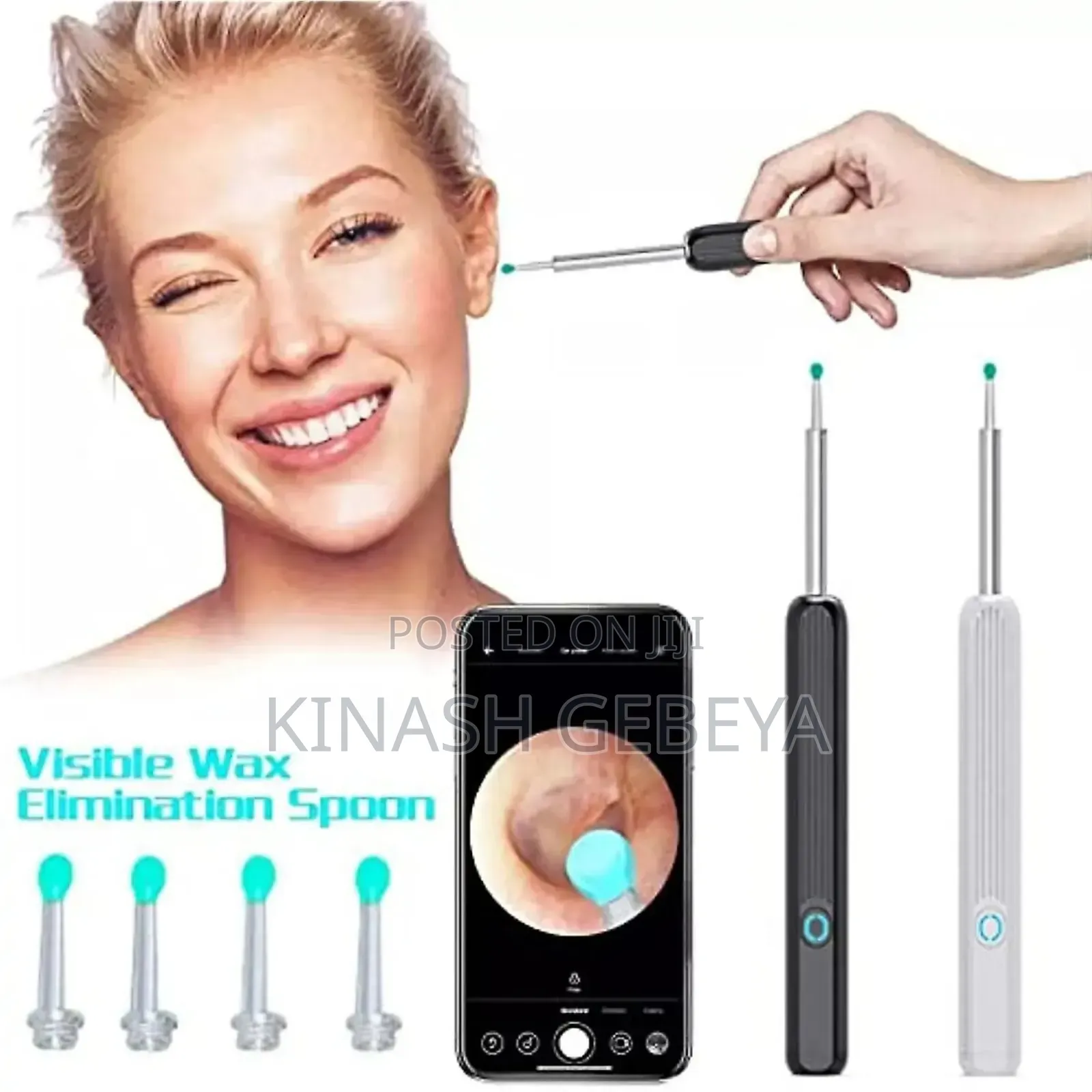 Wireless Rechargeable Visible Ear Cleaner