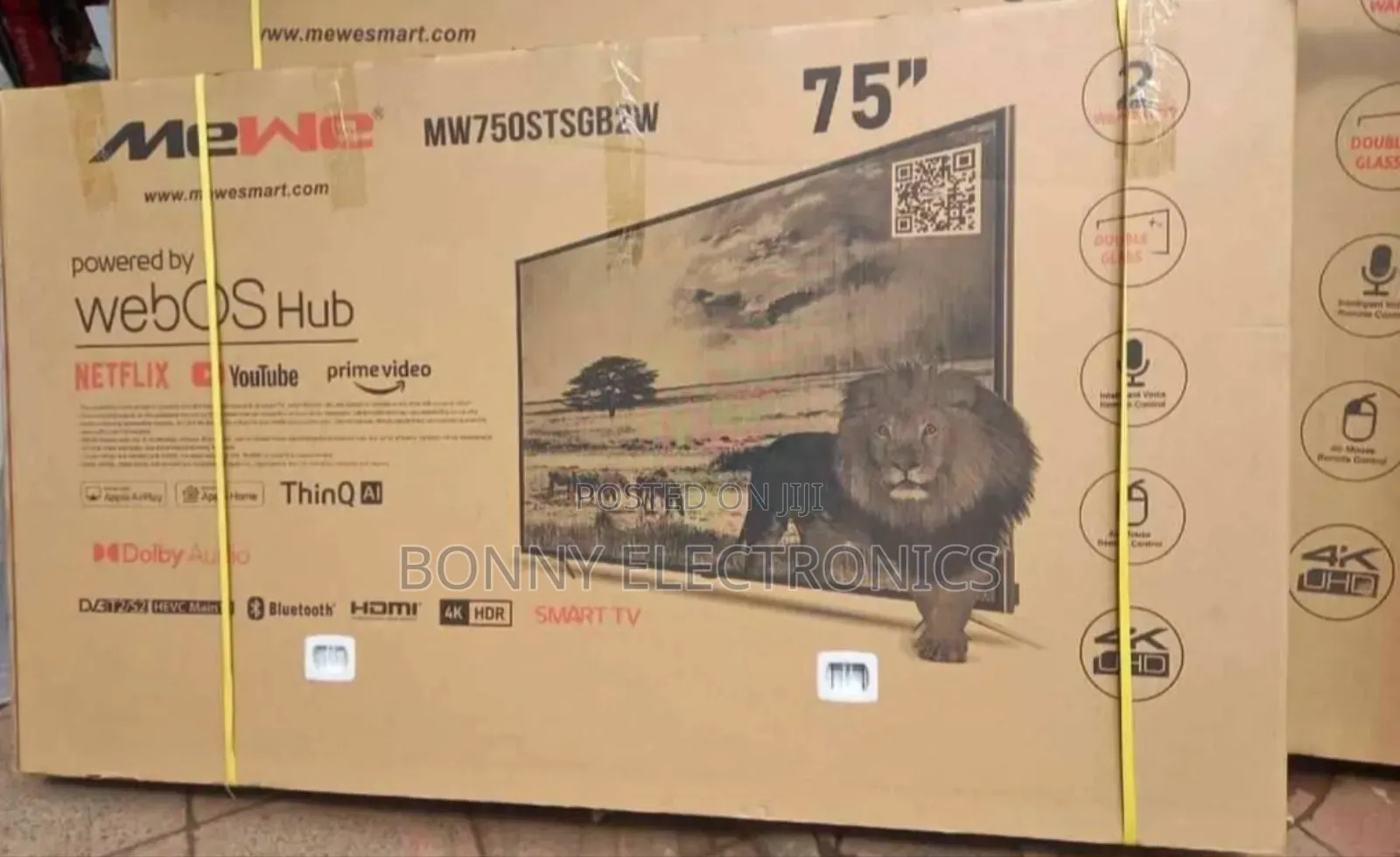 Mewe Webos Uhd Smart Tv 75"