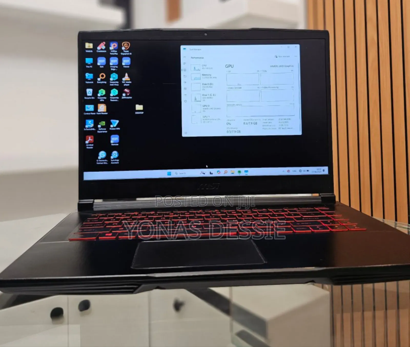 New Laptop MSI 16GB Intel Core I7 SSD 1T