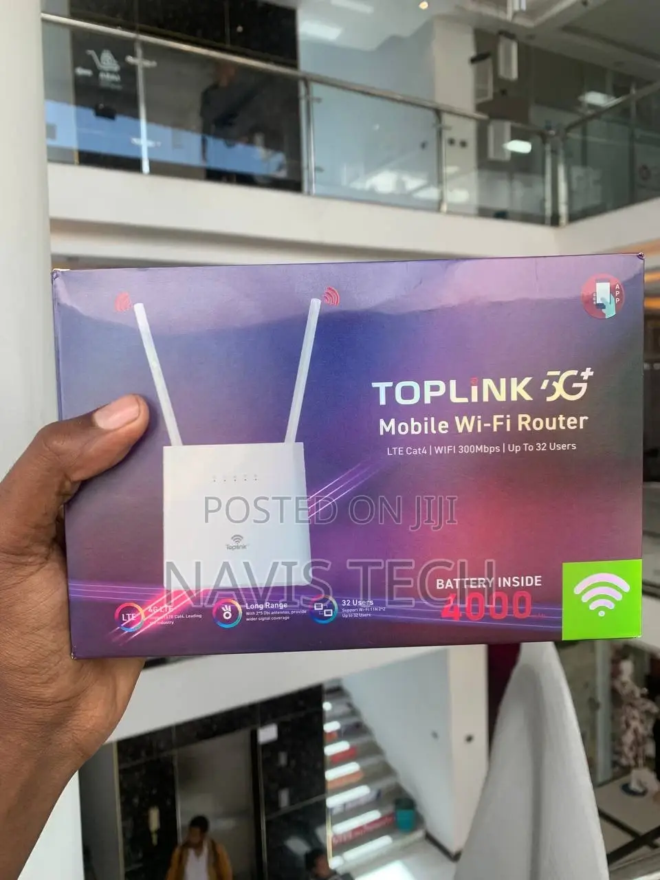Toplink 5g+ Mobile Wifi Router (Sim Card )