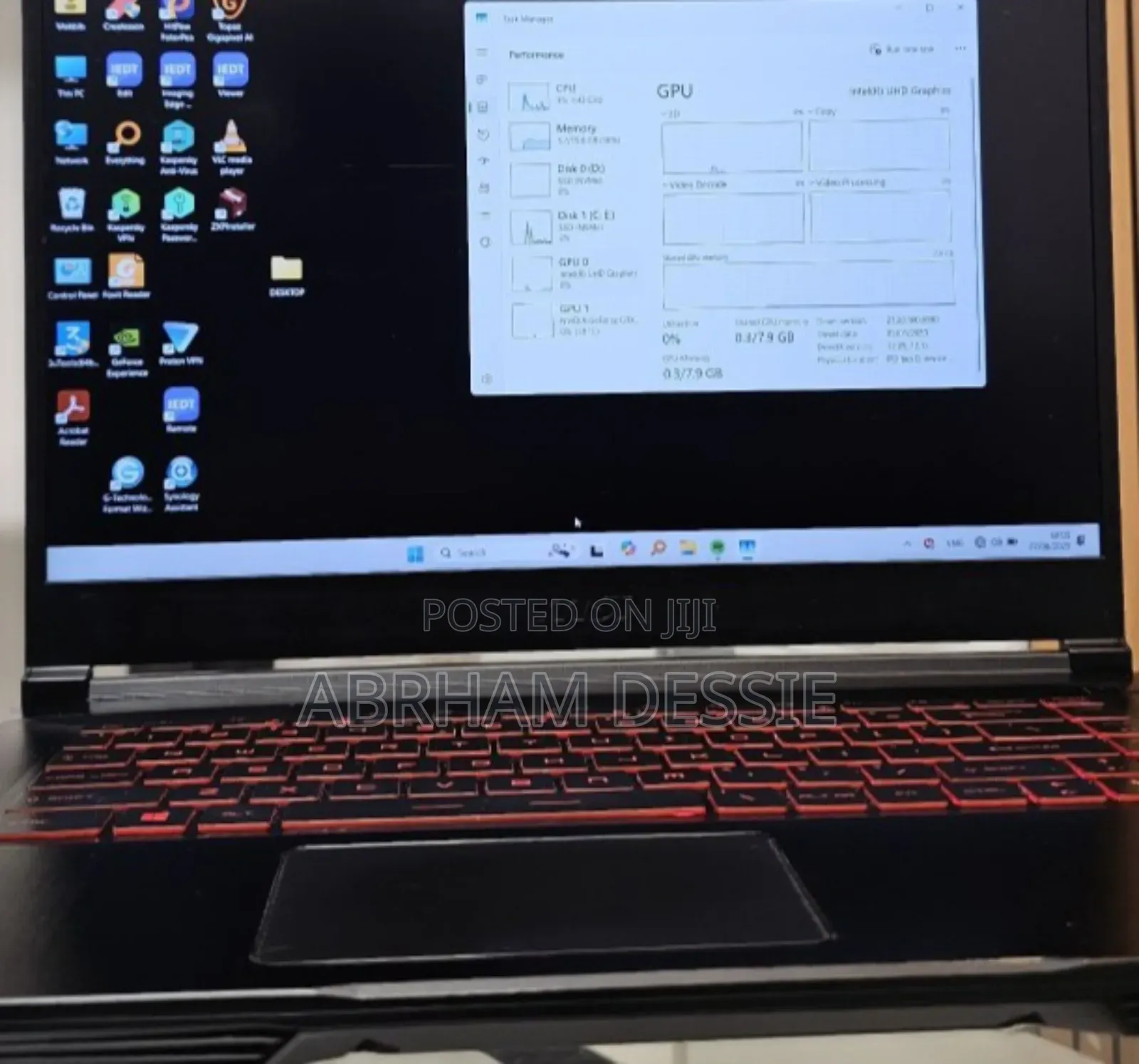 New Laptop MSI 16GB Intel Core I7 SSD 1T