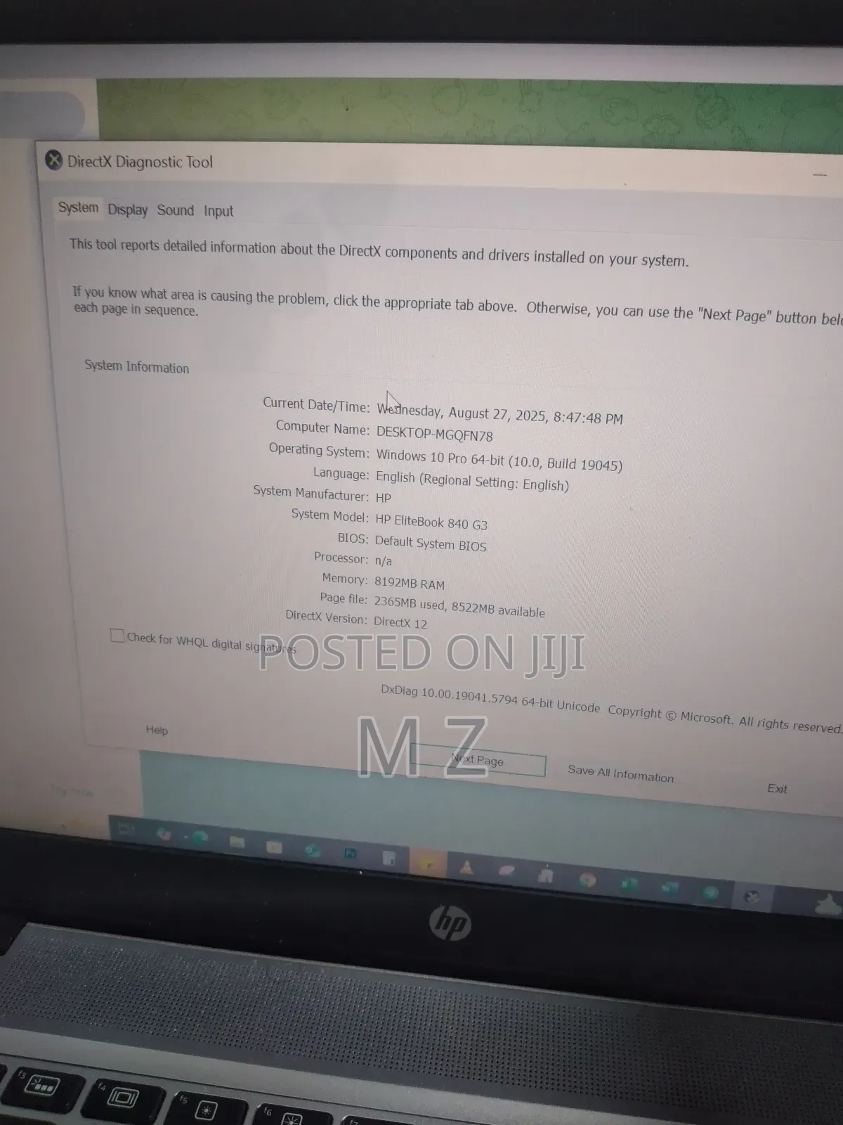 Laptop HP EliteBook 840 8GB Intel Core I5 HDD 1T