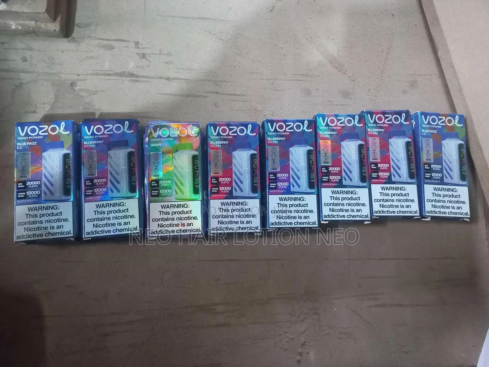 Vozol 20000 Puff and Vap Oil 60bml