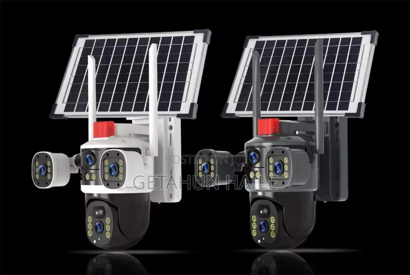 4g Smart Solar Camera With 4 Lenses