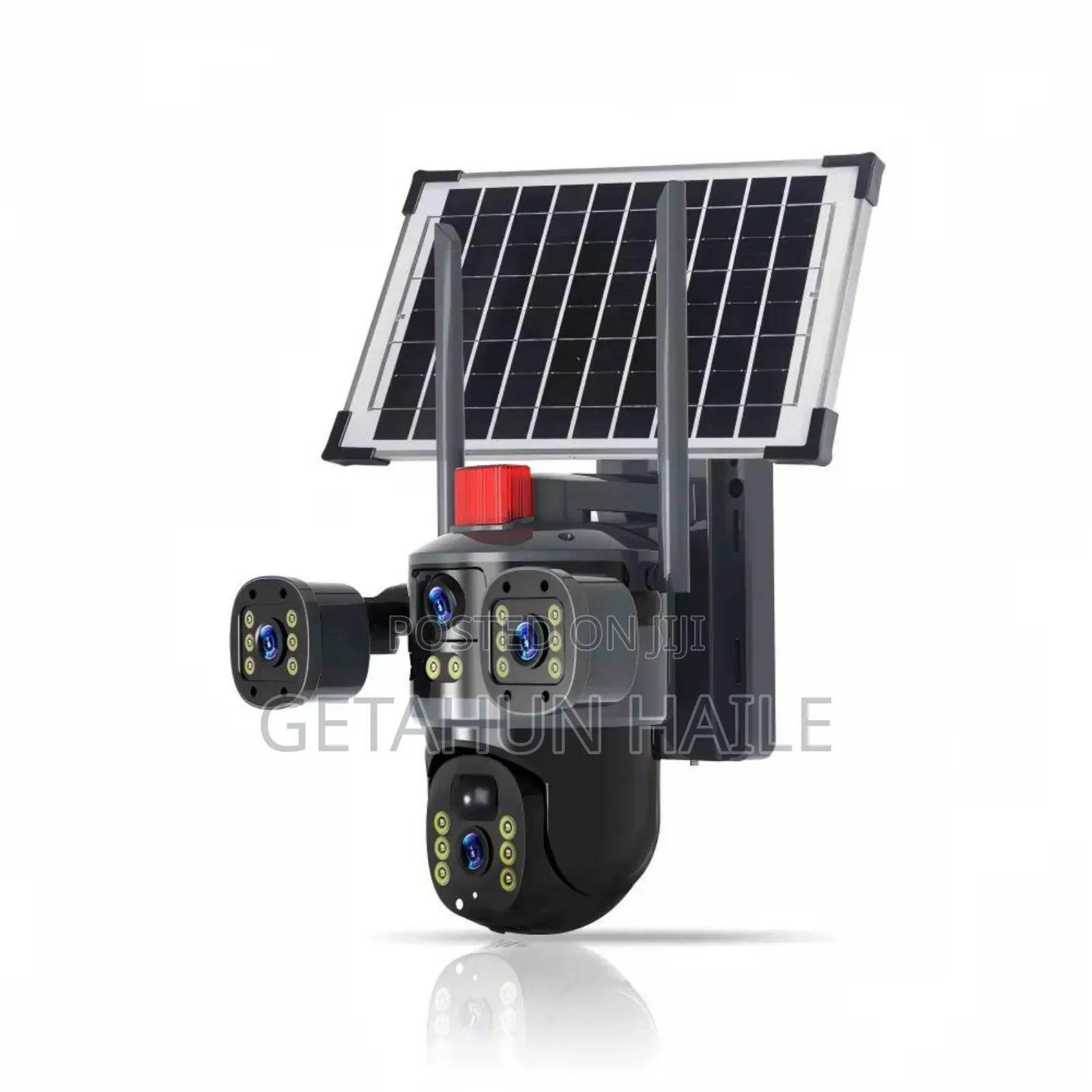 4g Smart Solar Camera With 4 Lenses