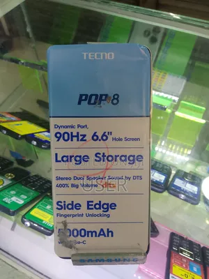 New Tecno Pop 8 64 GB Black