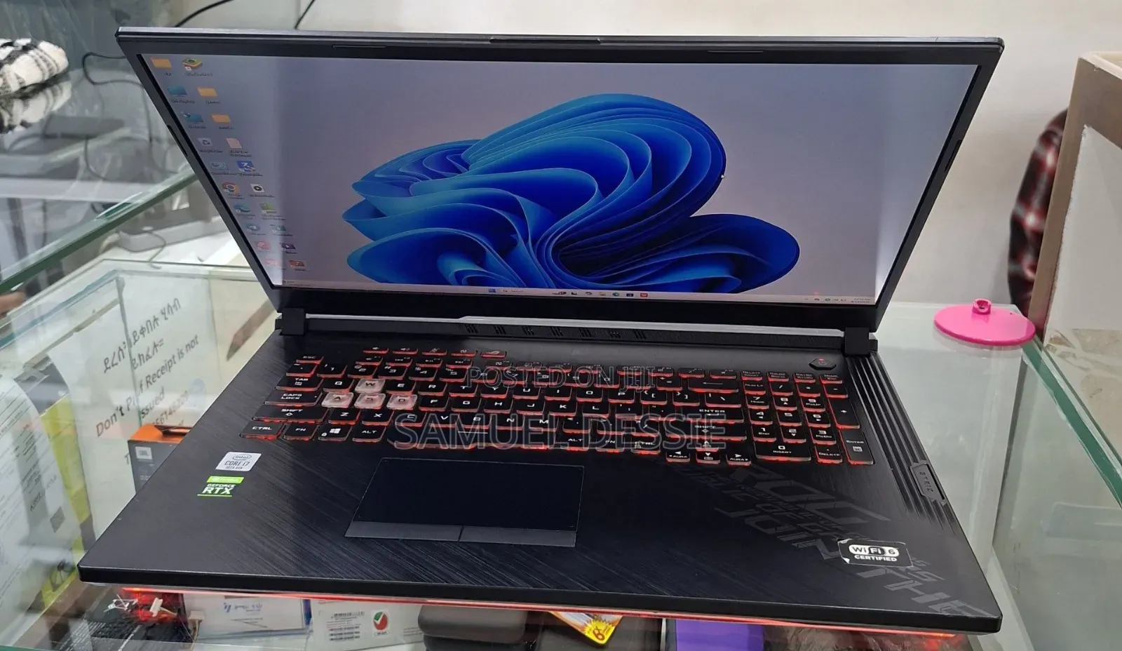 New Laptop Asus ROG Strix SCAR 15 16GB Intel Core I7 SSD 1T