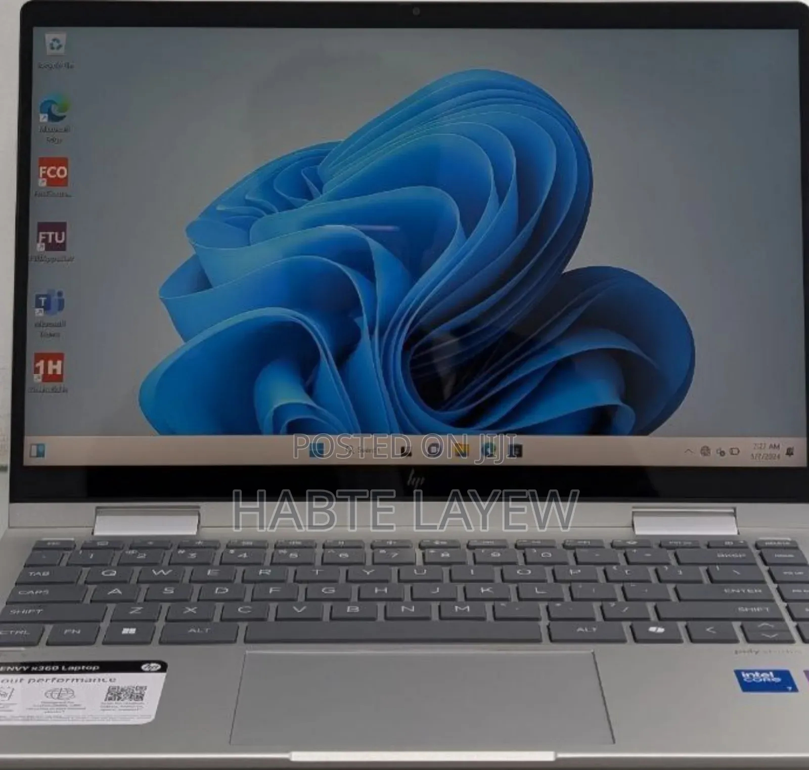 New Laptop HP Envy X360 16GB Intel Core I7 SSD 1T