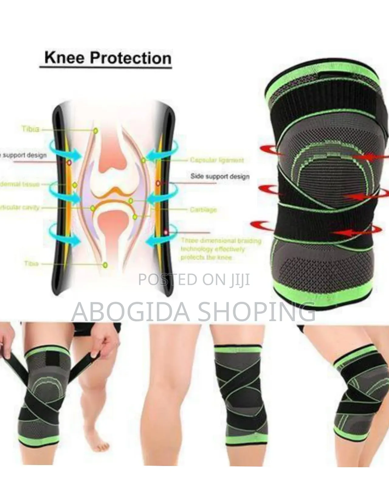 1 PCS Leo Star Knee Support Belt