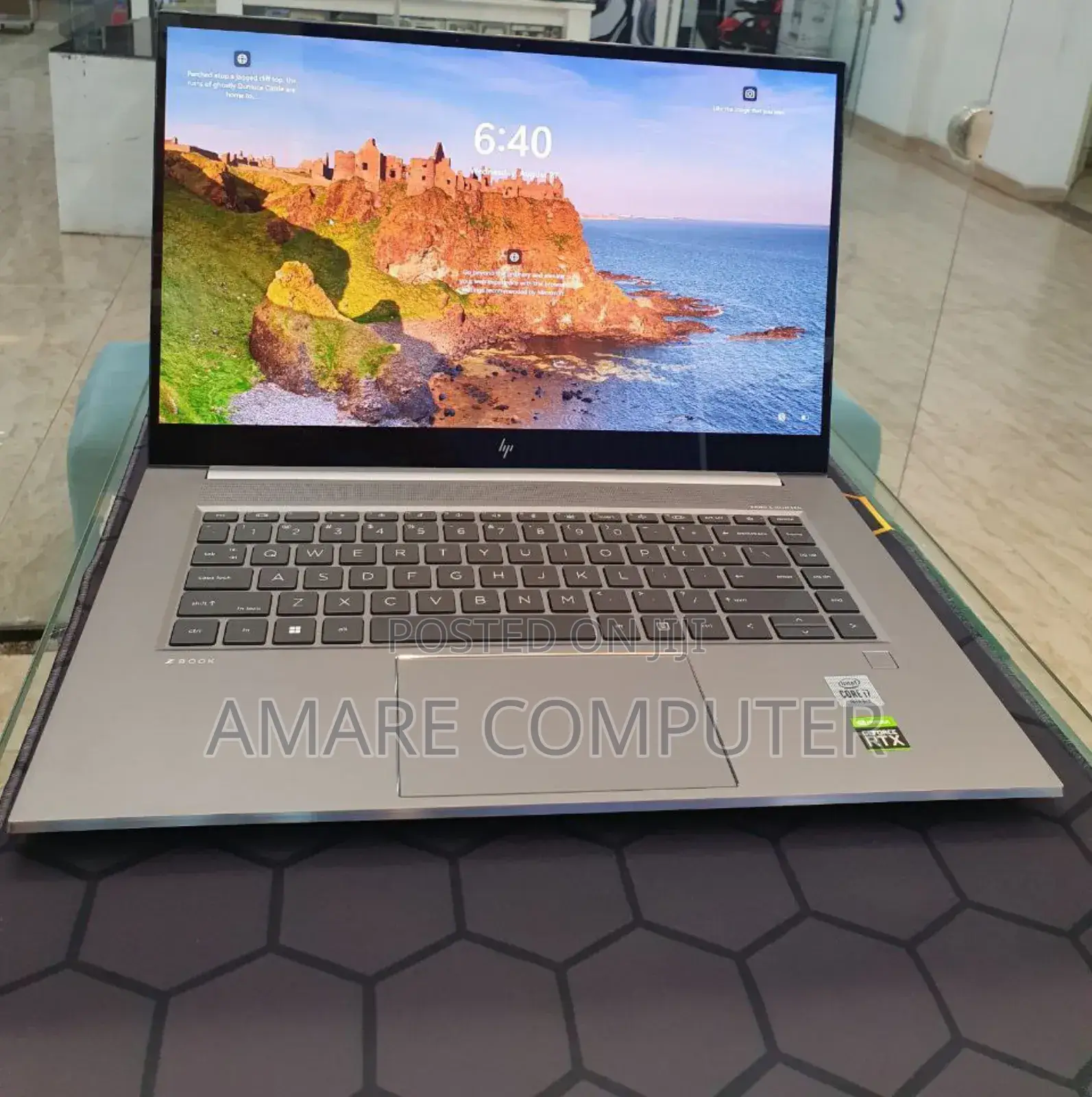 New Laptop HP ZBook Studio 16GB Intel Core I7 SSD 1T