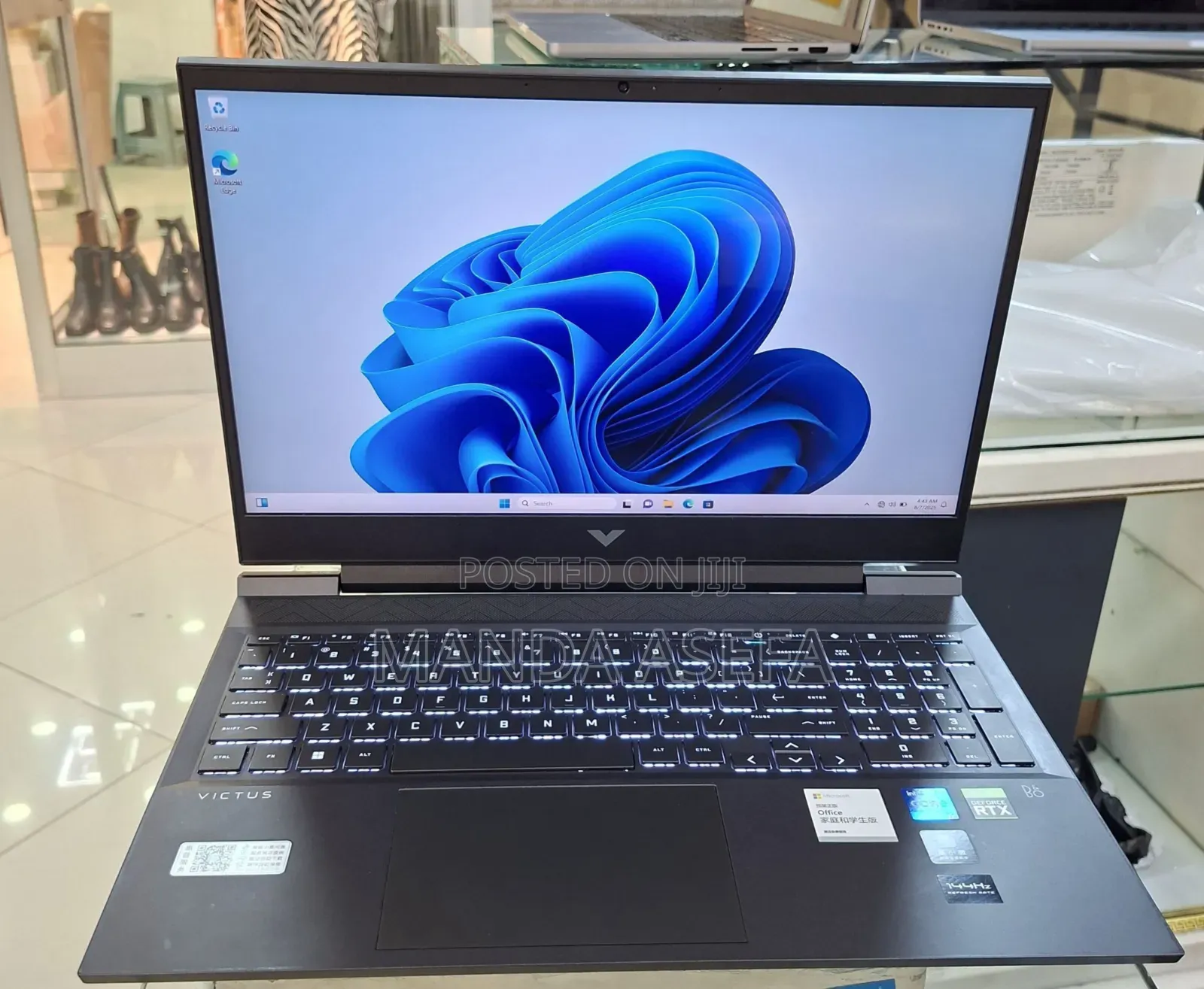 New Laptop HP Victus 16 16GB Intel Core I7 SSD 512GB
