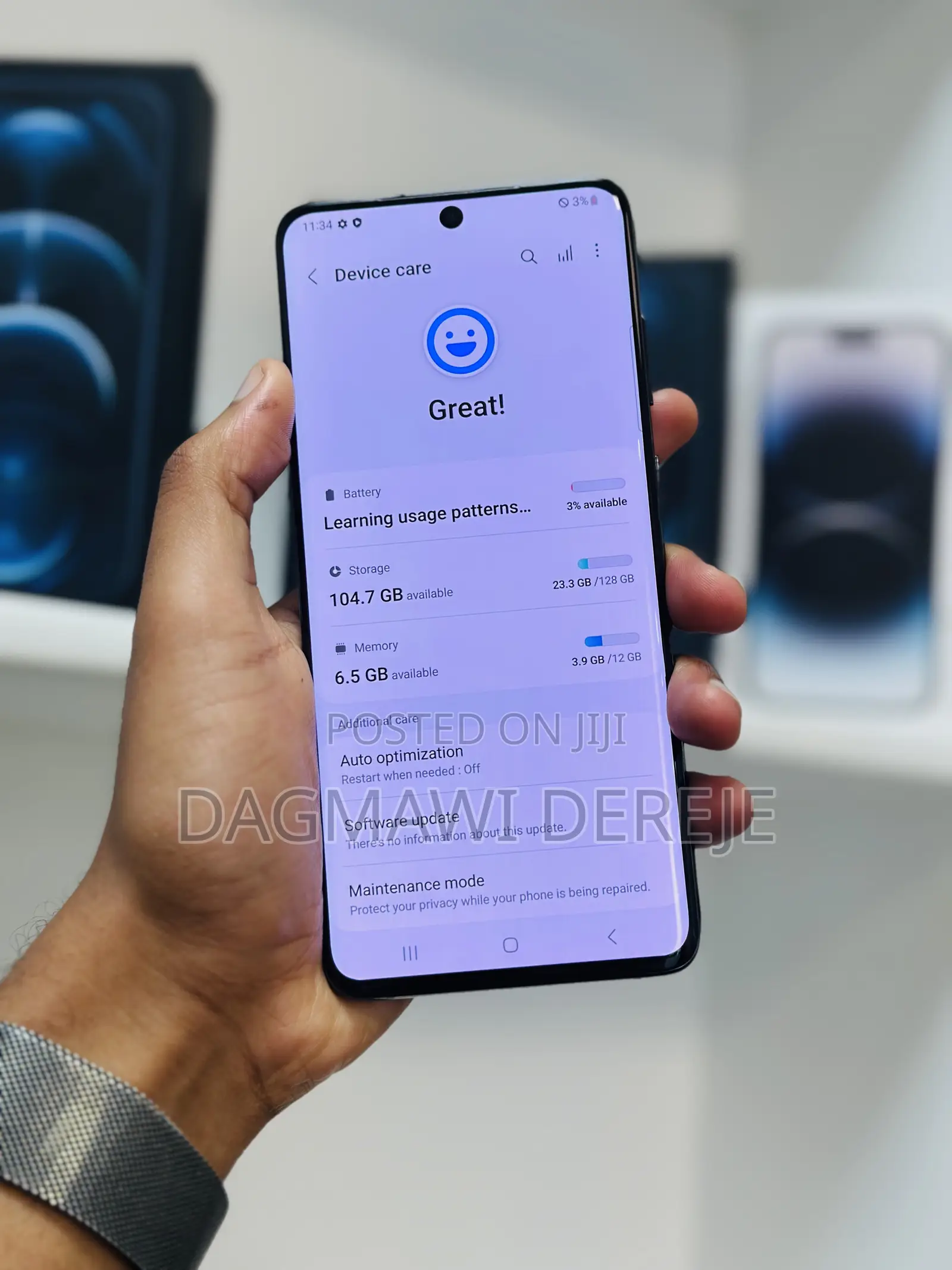 New Samsung Galaxy S20+ 5G 128 GB Black