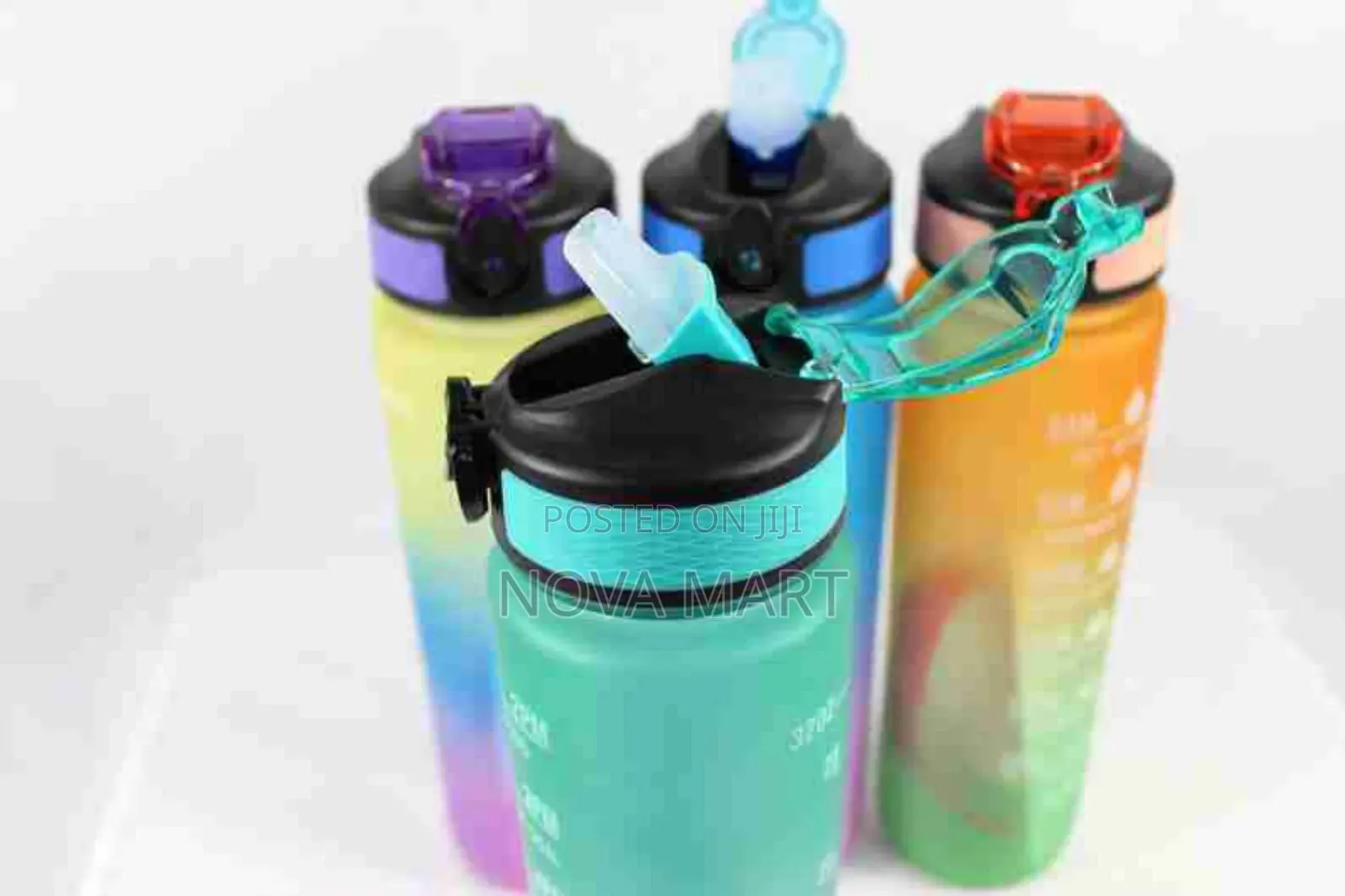 Motivational Water Bottle With Time Marker