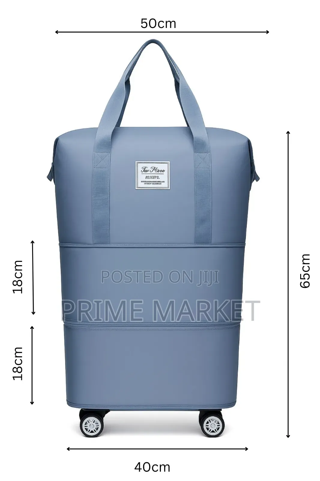 Universal Wheel Travel Bag Light Portable Big Storage Duffel Bag