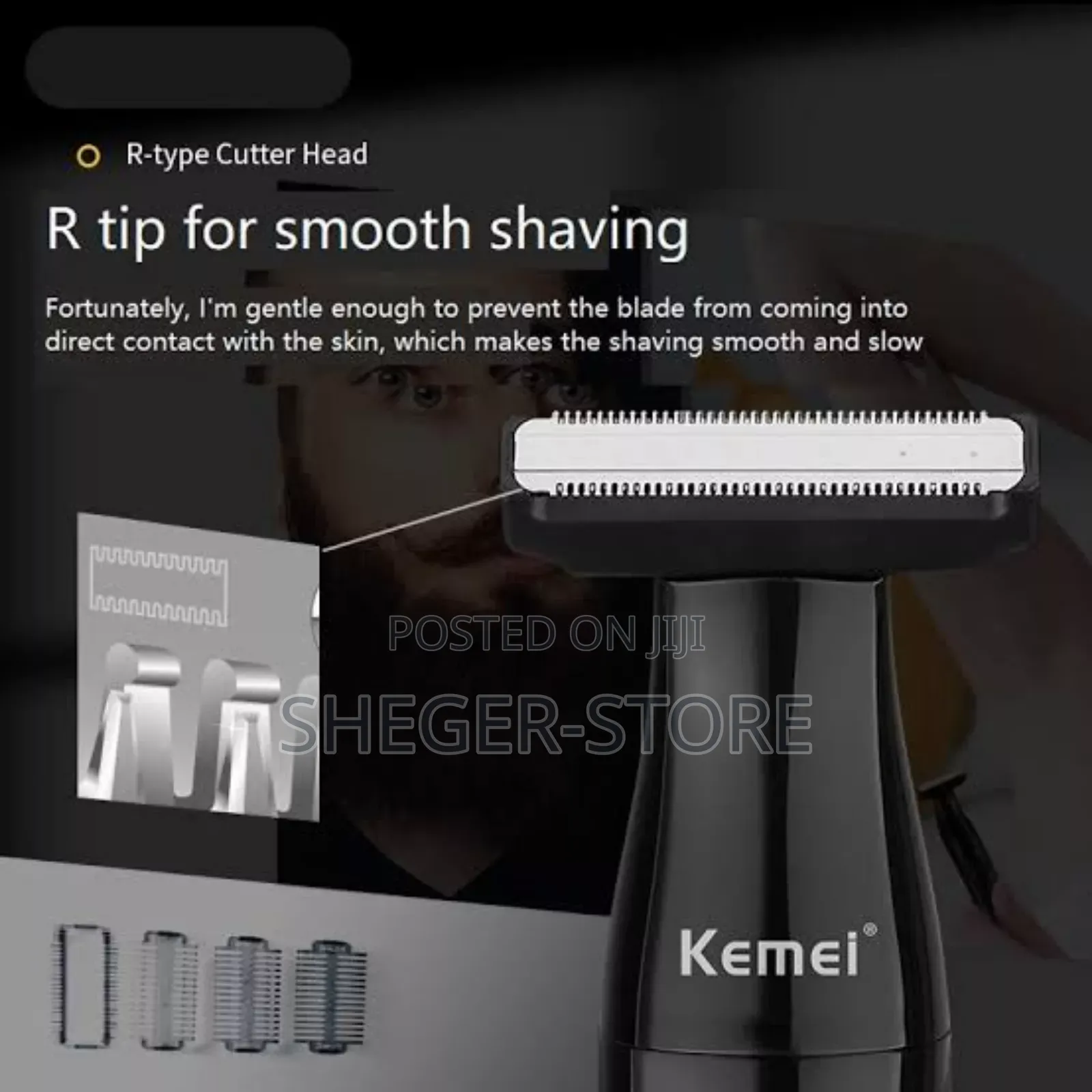 Orginal Kemei 3-in-1 Professional Body Trimmer (Delivery Free)