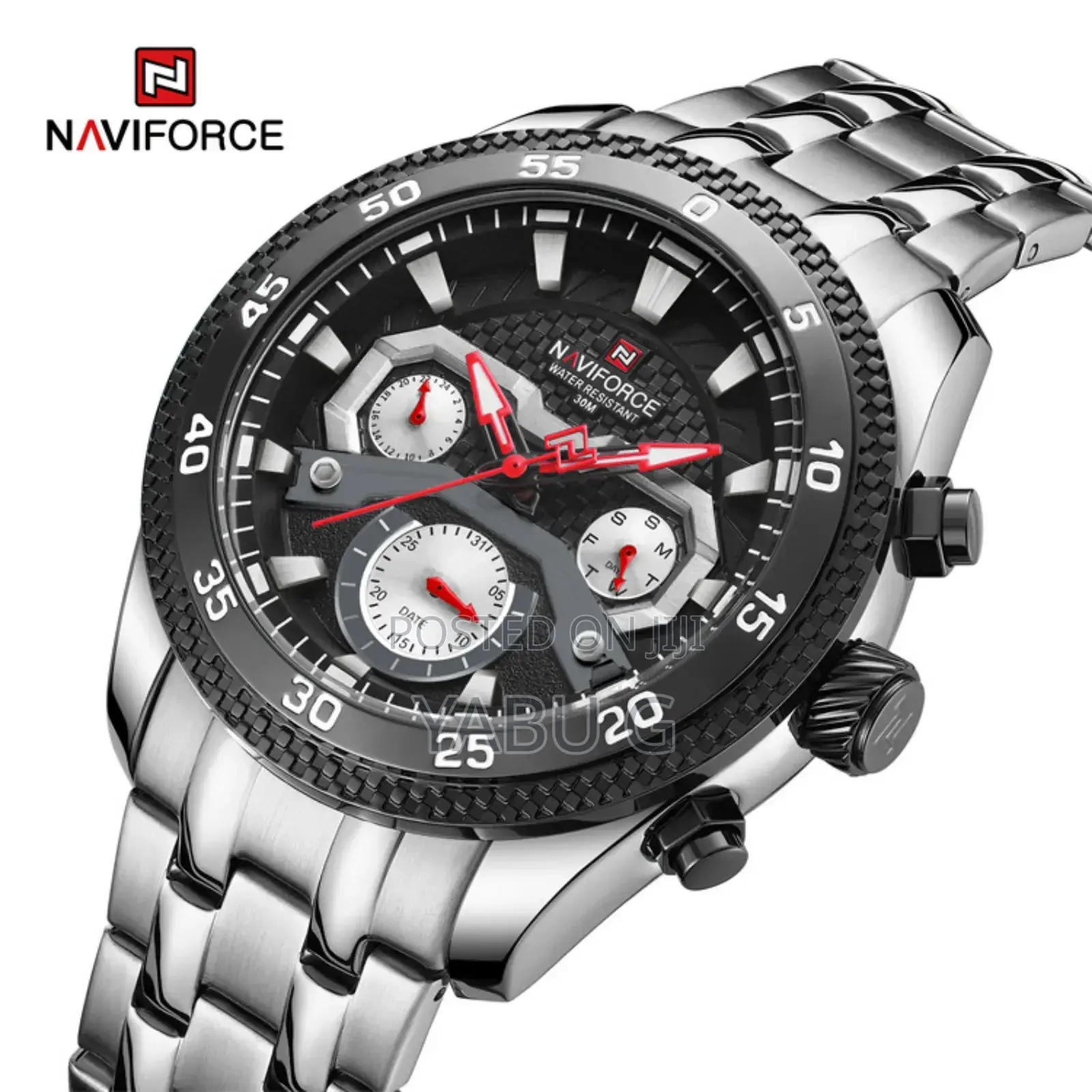 Naviforce Stylish Waterproof Multifunctional Quartz Watch For Men