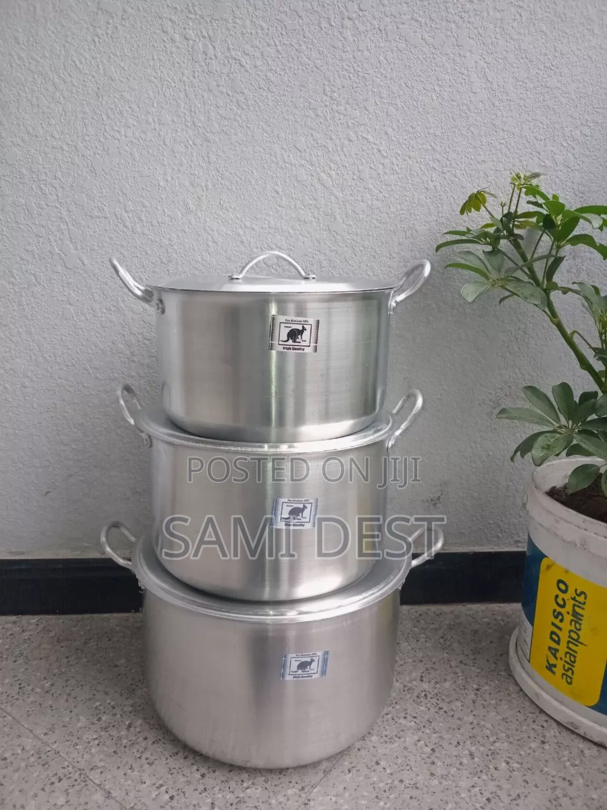High Quality Kangaroo Aluminium Pot Cookware 3pcs