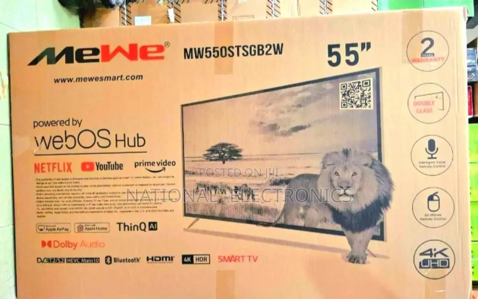 Mewe Tv 55 Inch Tv Smart Uhd Webos New 2025 Tv New Price