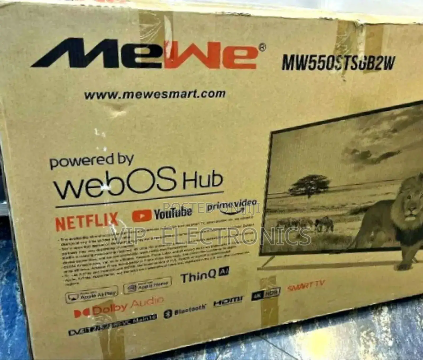 Mewe Tv 55 Inch Tv Smart Uhd Webos New 2025 Tv New Price
