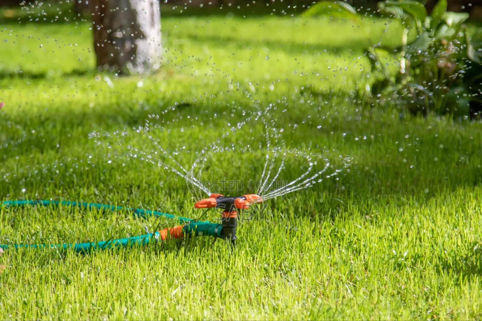Rotating Garden Sprinkler.
