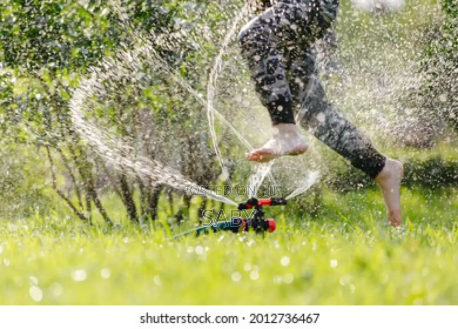 Rotating Garden Sprinkler.