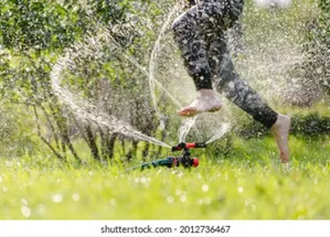 Rotating Garden Sprinkler.