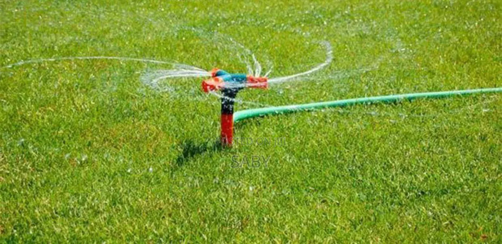 Rotating Garden Sprinkler.