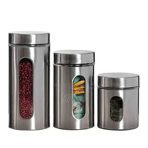 Photo - Stainless Steel 3 Pc Spice Rack