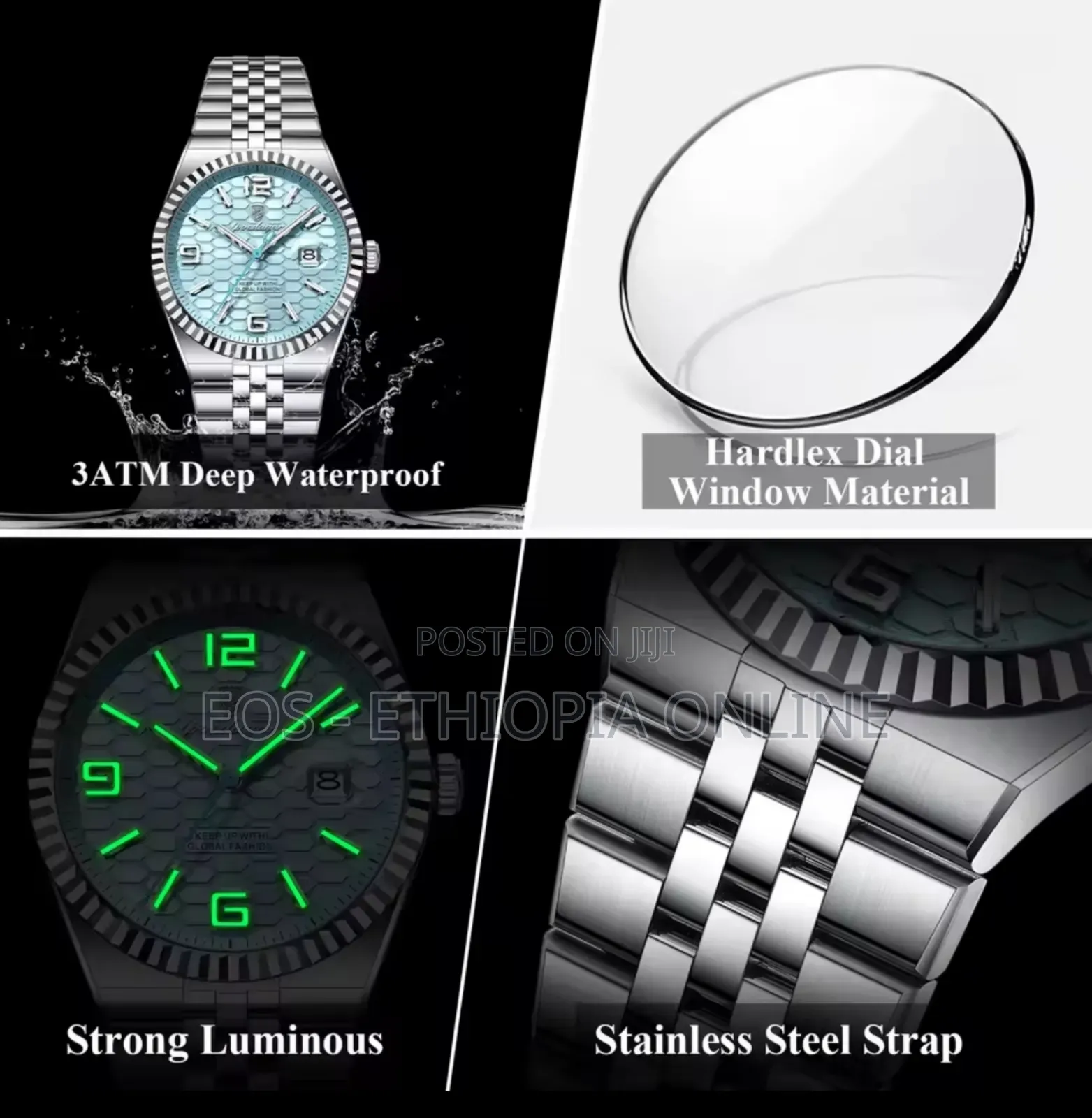 Poedagar Quartz Luminous Men's Watch [Preorder]