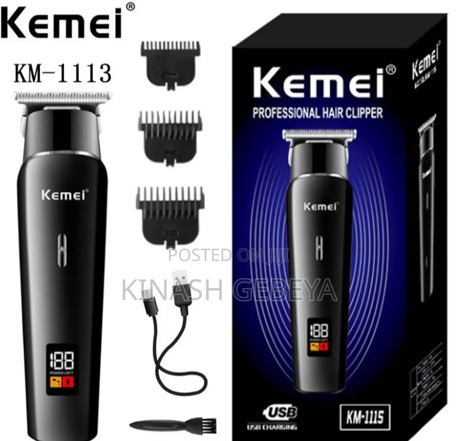 Kemie High Quality Hair Clipper(የፀጉር ቶንዶስ)