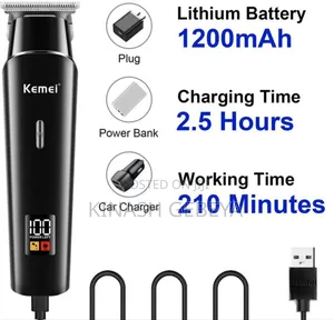 Kemie High Quality Hair Clipper(የፀጉር ቶንዶስ)