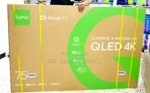 Syinix 75 Inch Tv Smart Qled Uhd Frameless A.Droid Tv