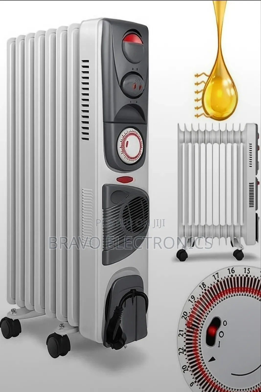 Nikura Oil Heater 13fin– Silent, Powerful Energy Saving