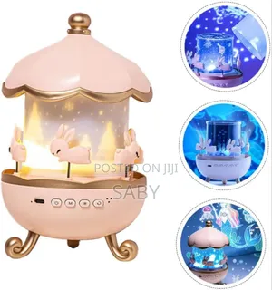 Rechargeable Rotating Projector Lamp