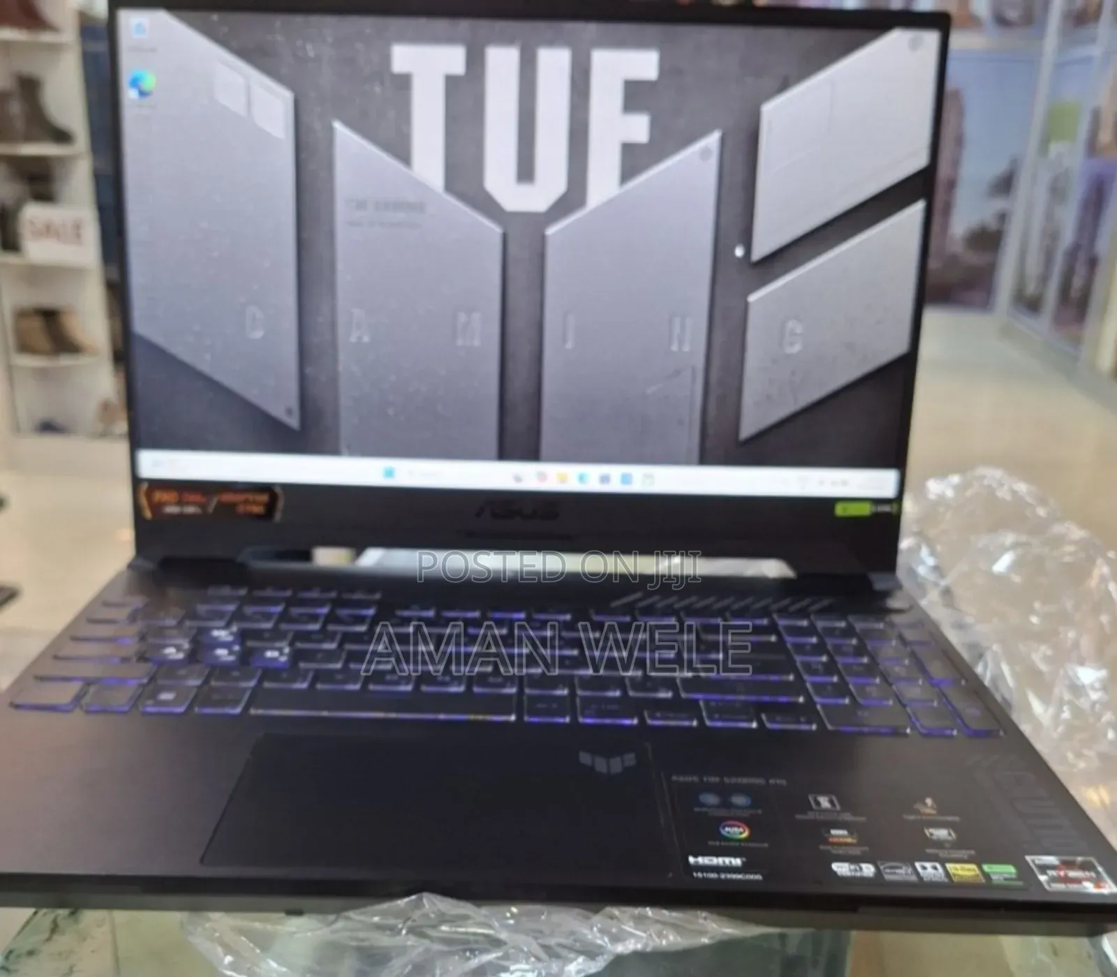 New Laptop Asus TUF Gaming A15 16GB AMD Ryzen 7 SSD 512GB