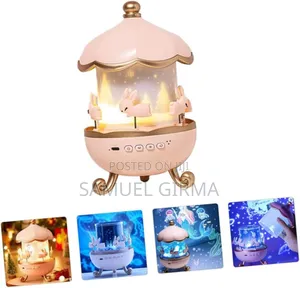 Rechargeable Rotating Projector Lamp
