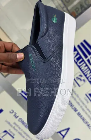 Lacoste Mens Powercourt Leather Flats
