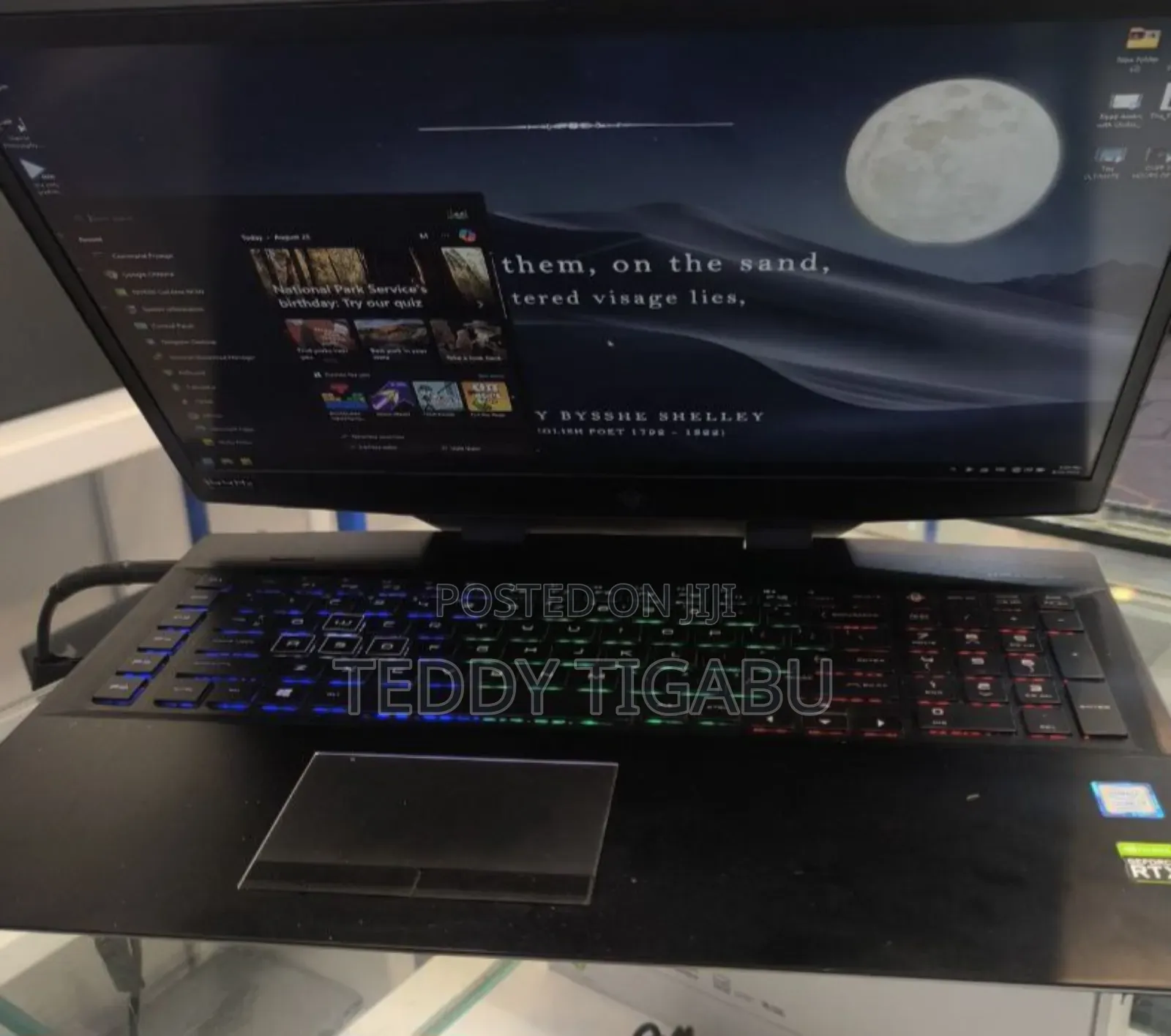 New Laptop HP Omen 17 16GB Intel Core I7 SSD 512GB