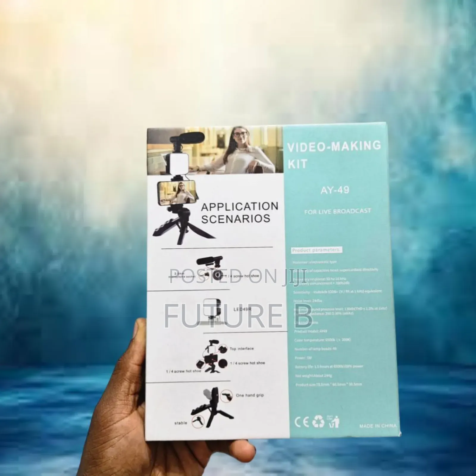 Ay 49 Video Making Kit: Lights, Camera, Action.