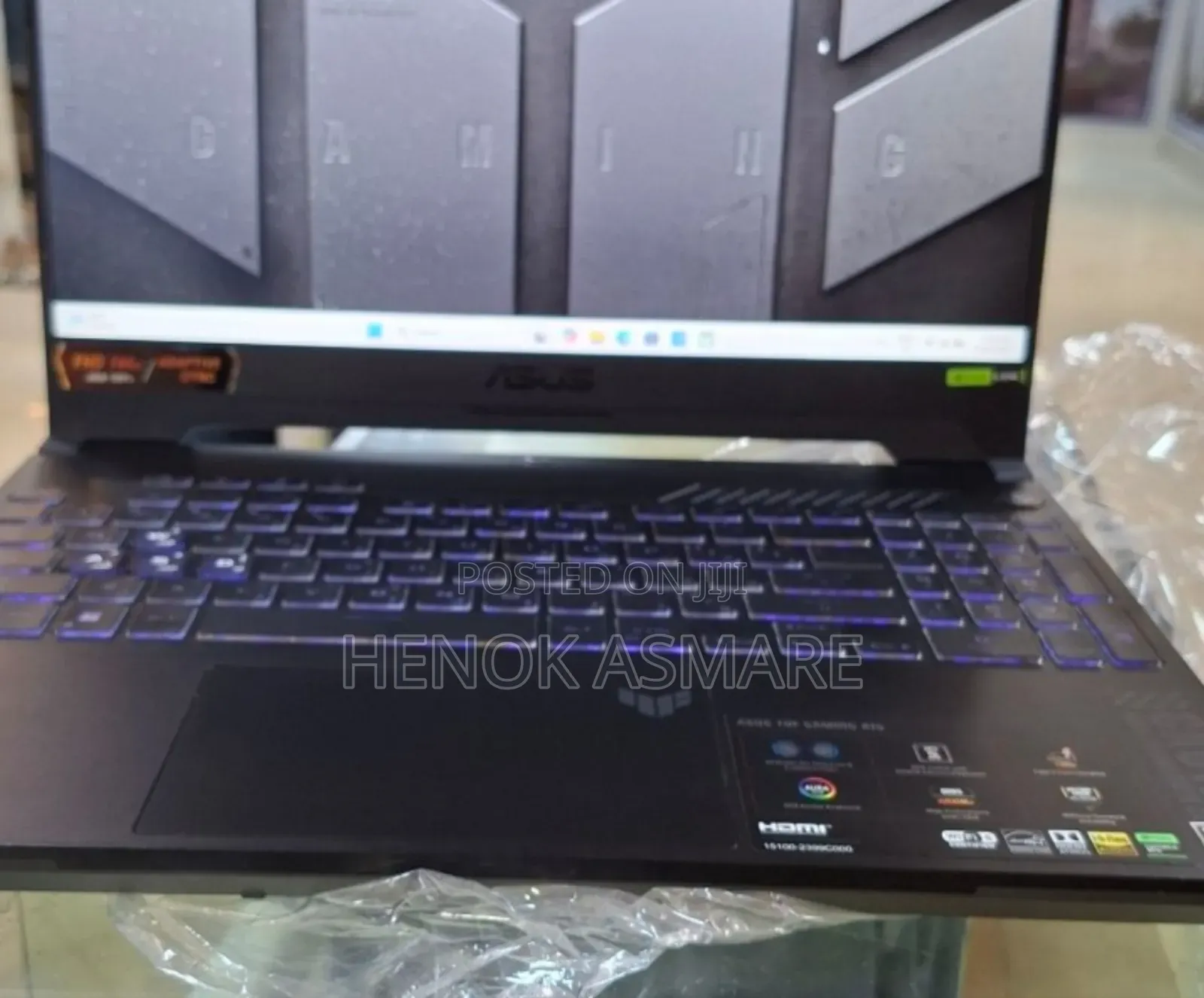 New Laptop Asus TUF Gaming A15 16GB AMD Ryzen 7 SSD 512GB