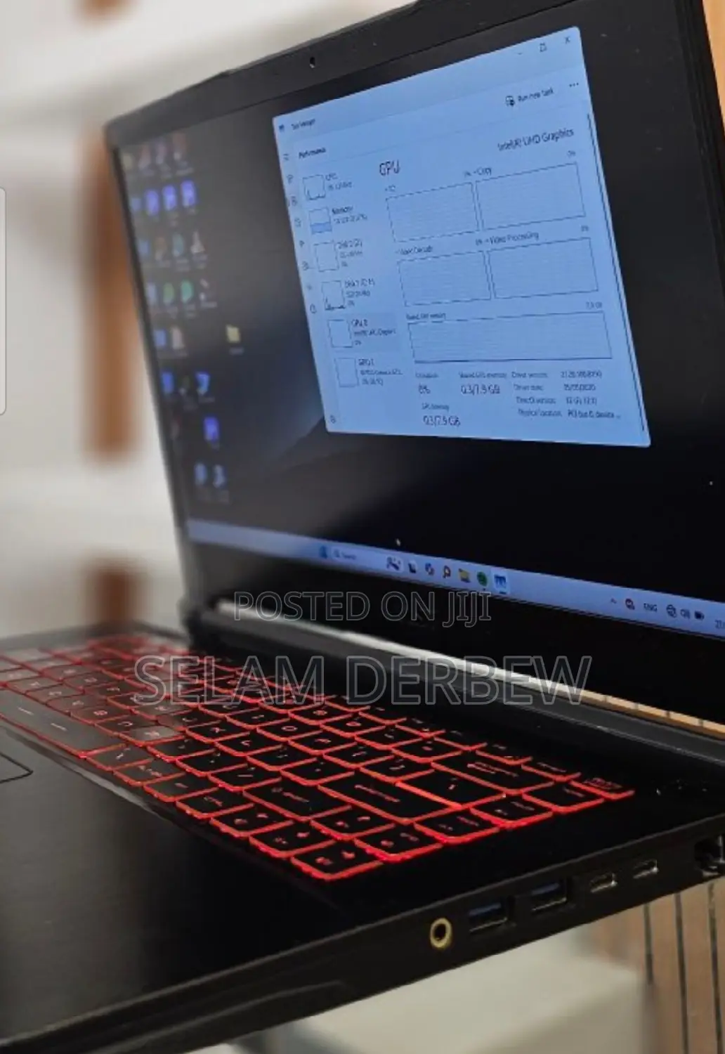 New Laptop MSI GF63 16GB Intel Core I7 SSD 1T