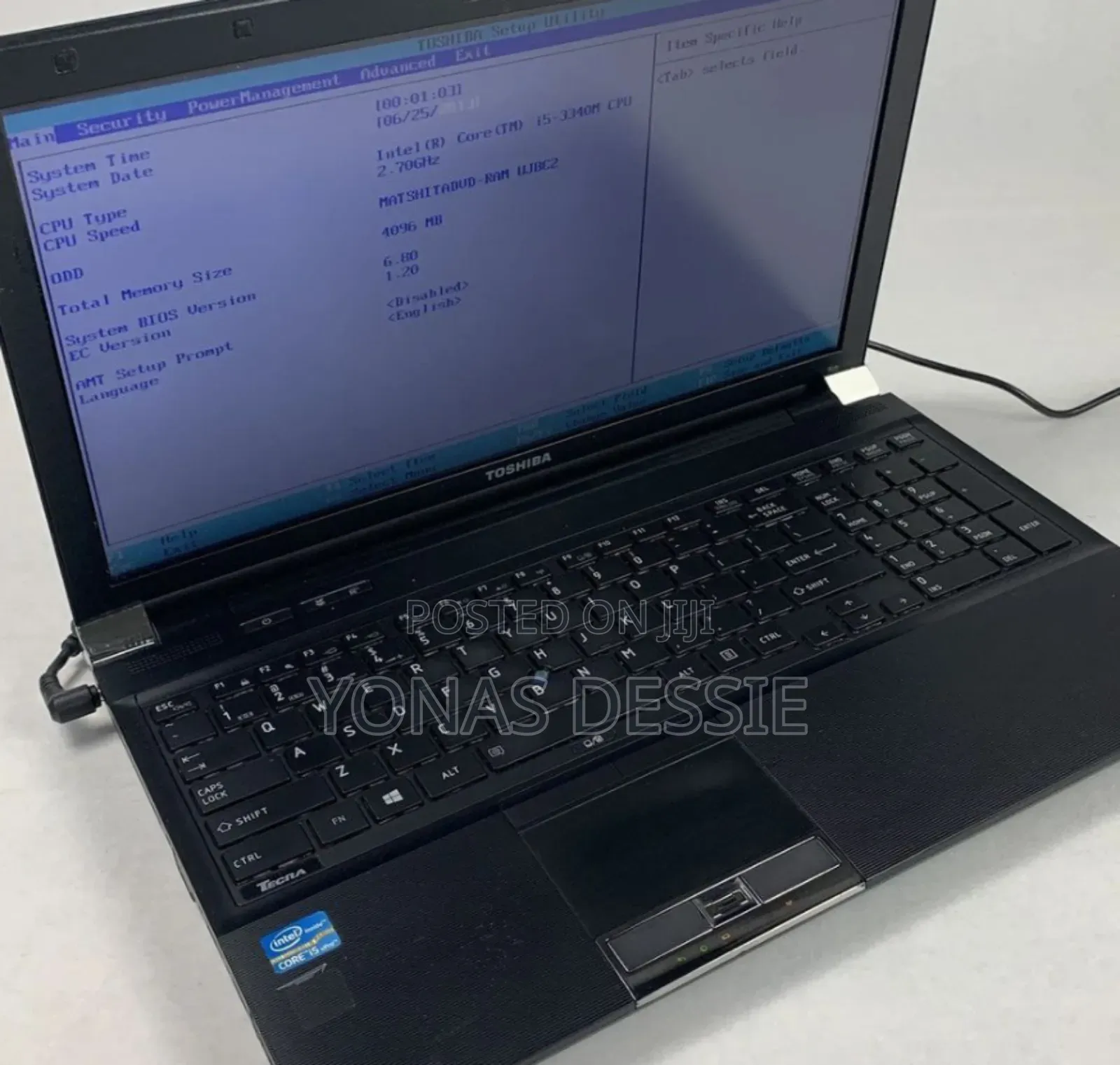 Laptop Toshiba Tecra R950 4GB Intel Core I3 HDD 320GB