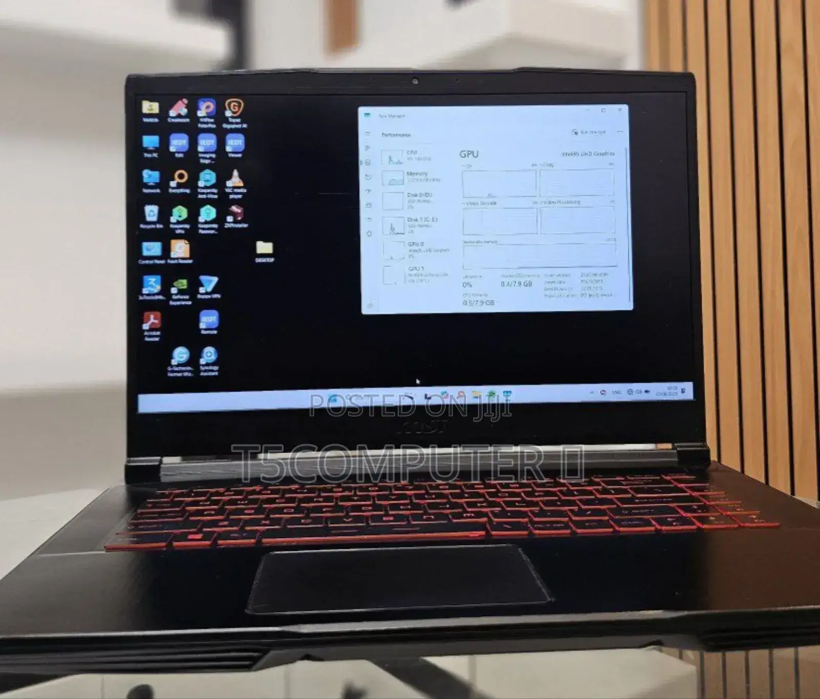 New Laptop MSI GF63 16GB Intel Core I7 SSD 1T