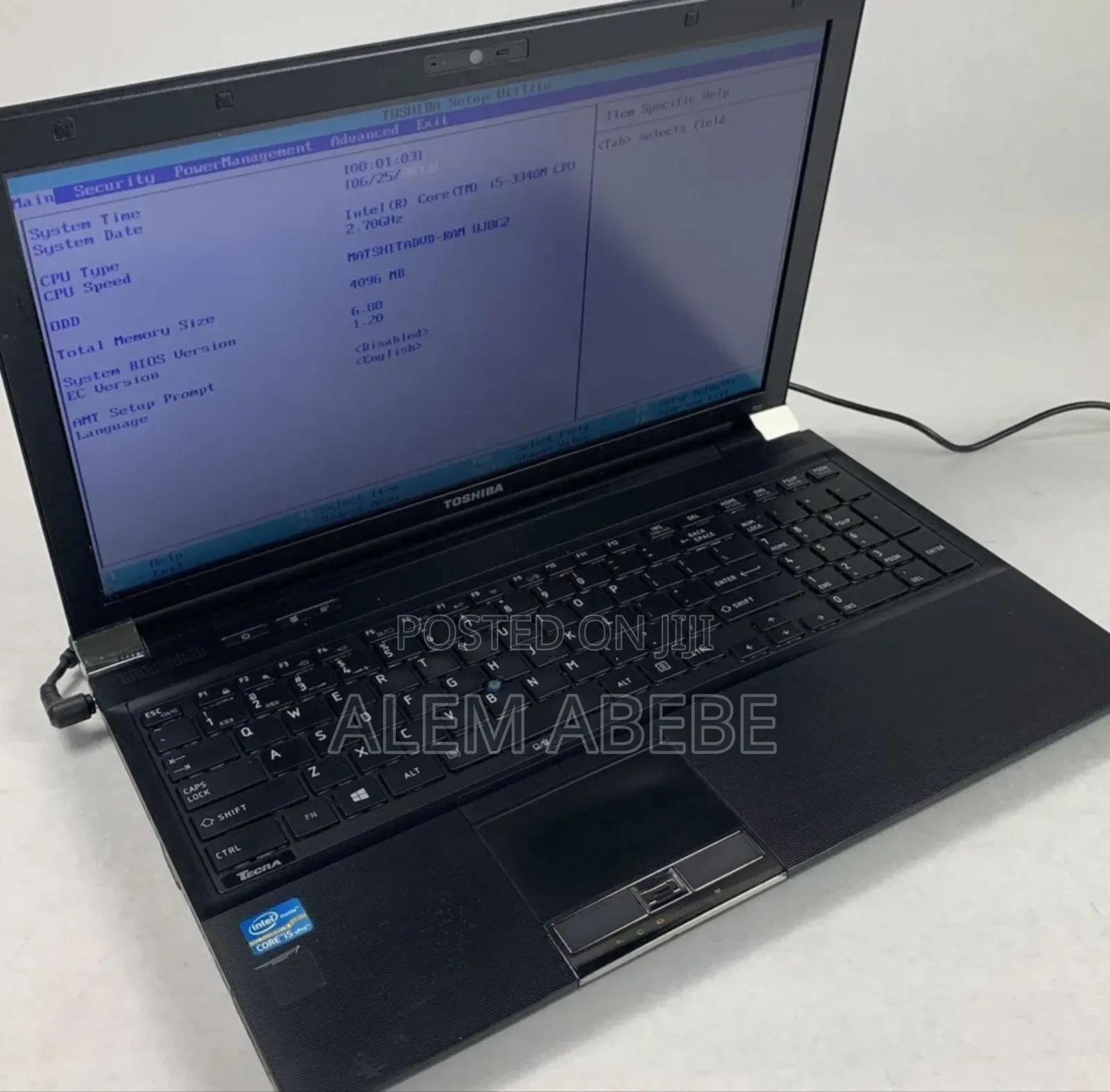 New Laptop Toshiba Tecra R950 4GB Intel Core i5 SSD 320GB