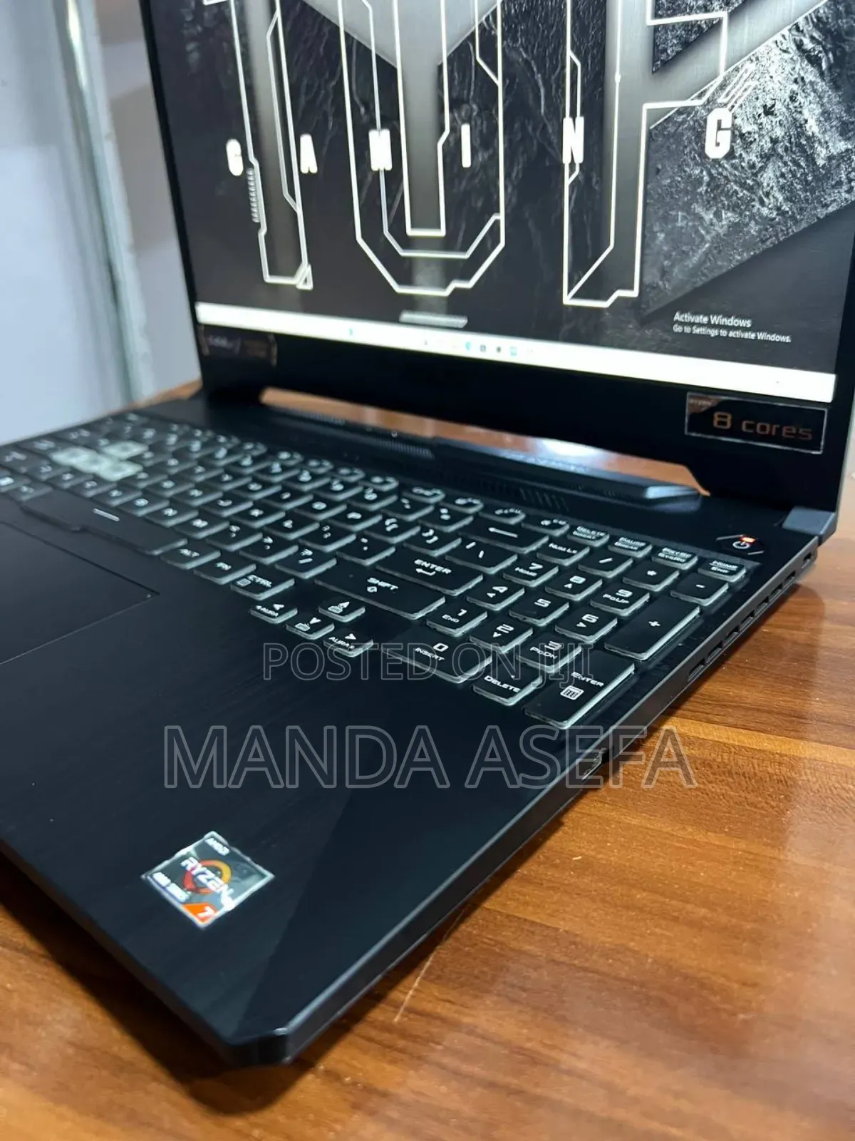 New Laptop Asus TUF Dash F15 16GB AMD Ryzen 7 SSD 512GB