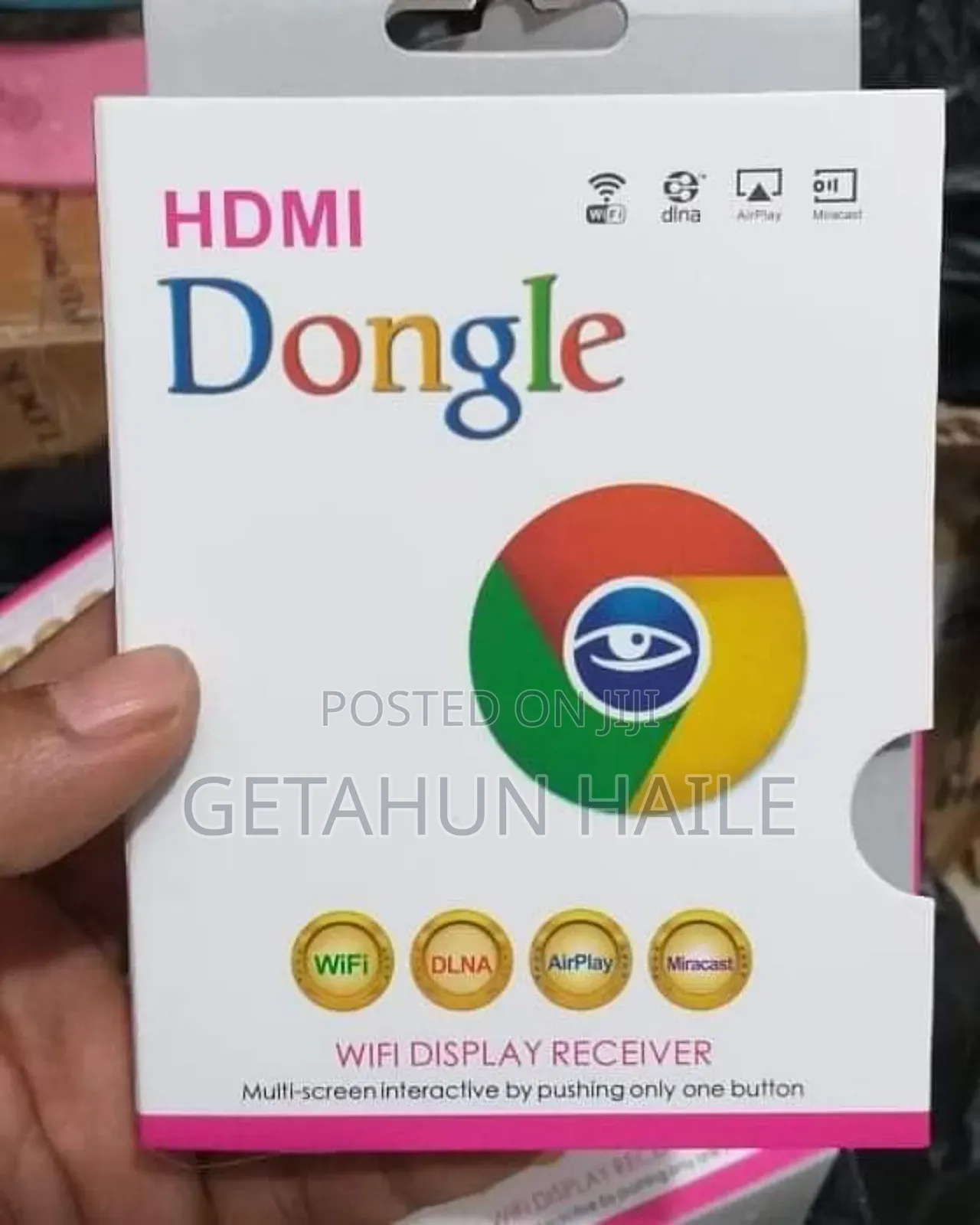 Chromecast Hdmi Dongle Wifi Display Receiver.