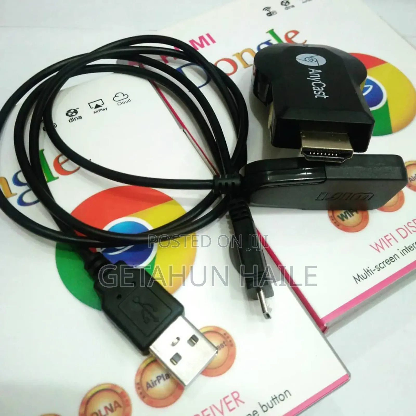 Chromecast Hdmi Dongle Wifi Display Receiver.